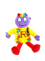 Vintage The Letter People Miss R Super Plush Puppet Rainbow Hair - £17.76 GBP