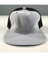 Vintage Trucker Hat Black and Gray Boys Youth Size New Era Pro Model - £8.14 GBP