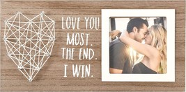 Picture Frame 3x3 Inches String Art Anniversary Couple Gift Love you Most NEW - £13.13 GBP