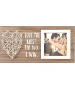 Picture Frame 3x3 Inches String Art Anniversary Couple Gift Love you Mos... - £12.86 GBP