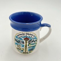 Vintage Space Needle Seattle Washington Souvenir Coffee Mug Tea Cup Ston... - $14.03