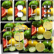 Juicy Citrus Fruits Still Life Light Switch Outlet Wall Plate Kitchen Home Decor - £9.58 GBP+