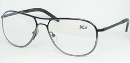 Triple X Stockholm Outline 1-02 4 Gunmetal /BLACK Eyeglasses Glasses 55-15-135mm - £77.66 GBP