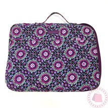 ❤️ VERA BRADLEY Lilac Medallion Tapestry 14&quot; Laptop Sleeve Case Handle Purple - £14.34 GBP
