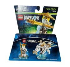LEGO Dimensions 71234 NINJAGO Fun Pack SENSEI WU &amp; FLYING WHITE DRAGON S... - $397.73 MXN