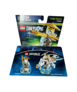 LEGO Dimensions 71234 NINJAGO Fun Pack SENSEI WU &amp; FLYING WHITE DRAGON S... - $398.46 MXN
