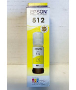 NEW Epson EcoTank 512 YELLOW Ink Bottle T512420-S for WorkForce Printer ... - £8.05 GBP