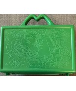 Vintage McDonald&#39;s Happy Meal 1986 Green Plastic TV Lunch Box RARE - $14.52