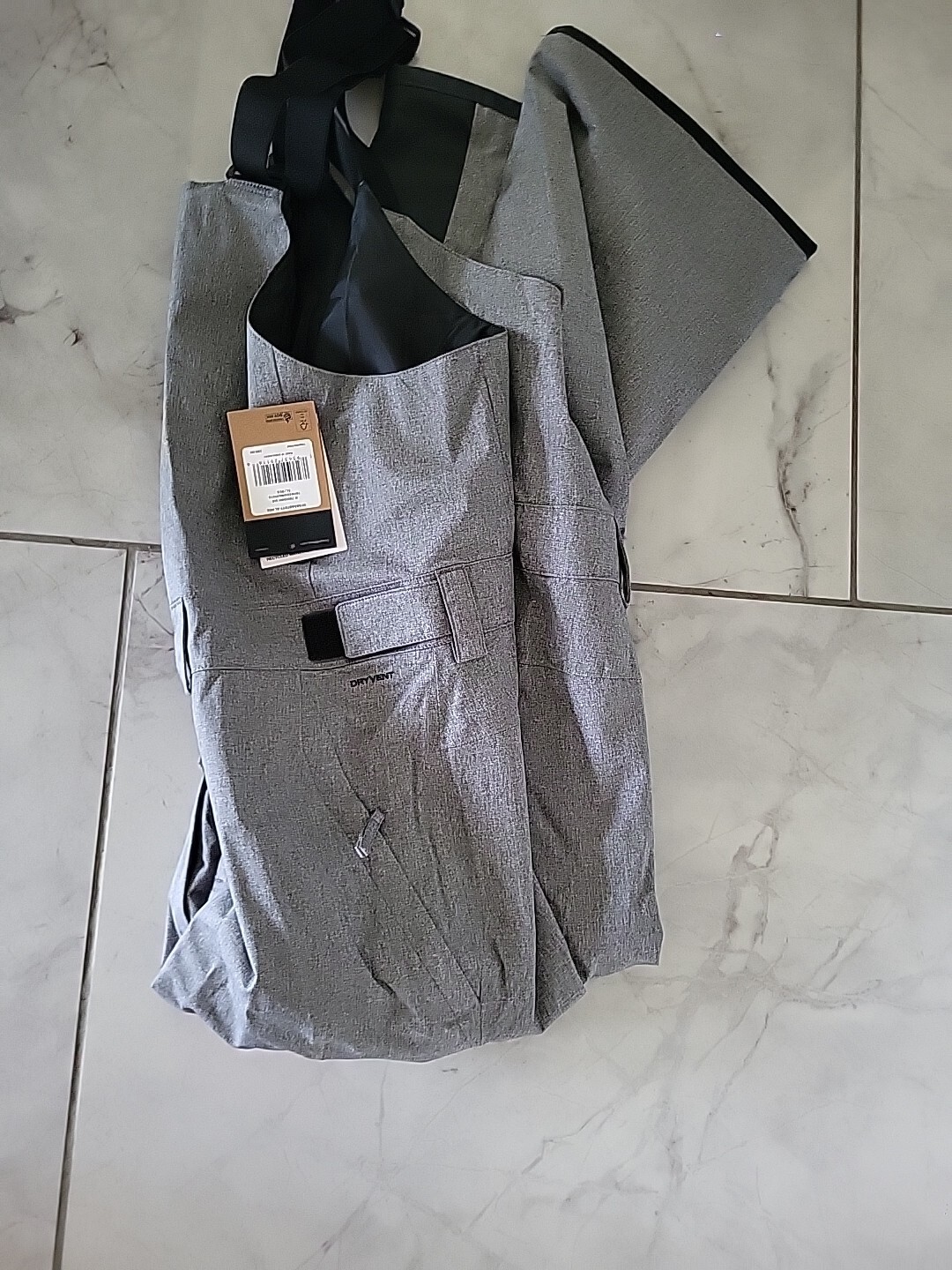 The North Face Freedom Bib Mens Snowboard Ski Pants TNF Gray Heather Size XL Item image 7