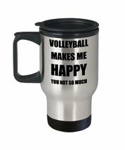 Volleyball Travel Mug Insulated Lover Fan Funny Gift Idea Novelty Gag Ca... - £18.15 GBP