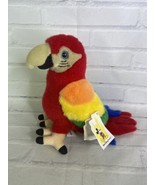 Vintage Disney Parks Store Macaw Parrot Bird Plush Stuffed Animal Toy Wi... - £16.58 GBP