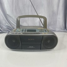 Sony CFD-S01 CD/Radio/Cassette Boombox With Power Cable READ - $33.30