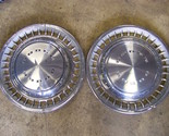 1972 DODGE POLARA 73 74  HUBCAPS WHEEL COVERS 14&quot; (2) CHARGER CHALLENGER... - $36.00