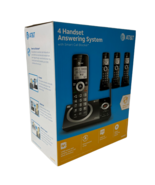 AT&amp;T Cordless Phone Answering System CL82419 With 1 Base And 4 Handsets - £38.35 GBP