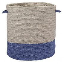 Colonial Mills 13 x 13 x 11 in. Sunbrella Coastal Basket Cornflower - $1,819.98 MXN