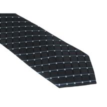 Men's Woven Tie Hankie Set J.Valintin Private Collection R81 Black Gray image 2