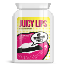 Plump Your Pout Naturally with Juicy Lips Lip Plumper Pills - Fuller, Th... - £63.59 GBP
