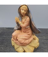 Vtg Fontanini Mary Nativity 3.75&quot; Hand-Painted Kneeling Prayer Statue Italy - $9.40