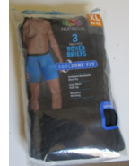 Three Fruit of the loom boxer briefs Size X-Large 100% Cotton Black and ... - $17.77