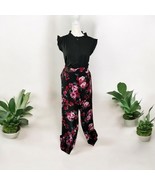 Sleeveless Ruffle Blouse &amp; Floral Print Pants Set - Elegant Outfit - €25,74 EUR