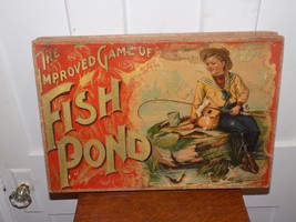 Vintage 1890 New And Improved Fish Pond Game McGloughlin Bros - $173.25