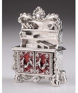Keren Kopal Cupboard trinket box hand made with &amp; Austrian crystals Faberge - $889.59 MXN