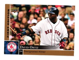 2009 Upper Deck First Edition #34 David Ortiz Boston Red Sox - $2.00