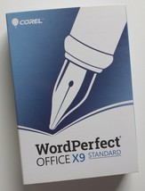Corel Wordperfect Office X9 Standard - Sealed Retail Box - $70.00
