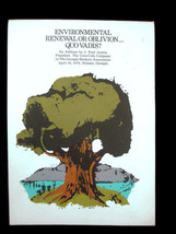 Environmental  Renewal or Oblvion Address by J. Paul Austin 1970 booklet 29 pgs - $1.49