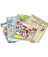 Scrapbooking Lot of 4 Booklets With 50&#39;s Vintage Paper - $146.26 MXN