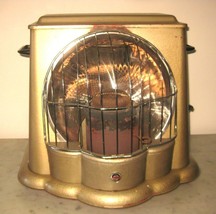 Vintage 1950&#39;s The Paul Warma Gold Paraffin Heater - £322.32 GBP