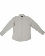 International Concepts INC Men&#39;s Shadow Stripe Denim Shirt French Vanilla-XSmall - £11.77 GBP