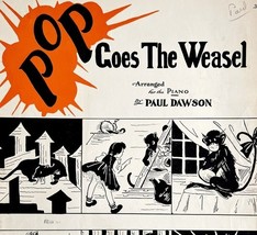 Pop Goes The Weasel Dawson 1941 Sheet Music Nursery Rhyme Piano DWFF1 - $19.99