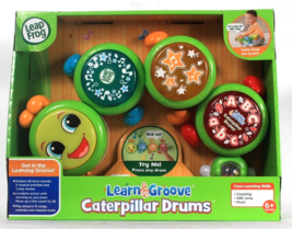 Leap Frog Learn &amp; Groove Caterpillar Drums Core Learn Skills Age 6 Months &amp; Up - £54.28 GBP