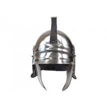 VINTAGE NAUTICAL ANTIQUE STYLE WEARABLE GLADIATOR STEEL HELMET - £64.10 GBP