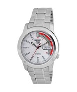 Seiko SNKK25 Men&#39;s Watch Automatic Stainless Steel White Dial - $147.51