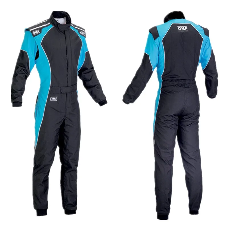 Two Layer Quilted Satin Motorcycle Racing Club Combos Coverall Karting Driving - £97.71 GBP+