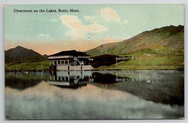 Butte MT Clearmont On The Lakes 1912 Montana Postcard V30 - £7.15 GBP