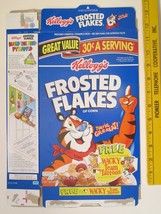 MT Kellogg&#39;s Cereal Box 1993 Frosted Flakes WACKY TEAM Z107-30 - £10.62 GBP