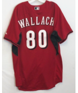 Cincinatti Reds Chad Wallach #80 MLB NL Majestic Cool Base Red Sewn Jers... - £77.79 GBP