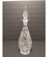 Vintage Princess House Crystal Decorative Wine Decanter W/ Stopper 15.5&quot; - £26.59 GBP