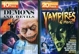 DEMONS-DEVILS-VAMPIRES-Werewolves-Zombies 30 Film 6 Dvd - £12.97 GBP
