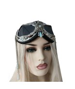 Rave Streampunk Burning Man Festival Chain five-pointed star Cyber Goth ... - $58.00