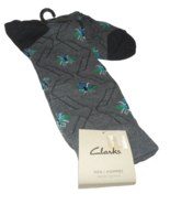 NEW Mens CLARKS BUMBLE BEE SOCKS Cotton Blend GRAY  10 - 13 - £15.76 GBP