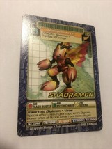 Bandai Digimon Trading Card Series 3 Shadramon Bo-134 - £3.89 GBP