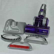 Dyson Vacuum Mini Turbine Groomer &amp; Brush Attachment Accessories Parts Purple - £20.78 GBP