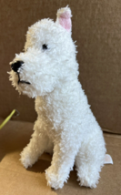 TY 2011 Snowy The White Fox Terrier Dog From The Adventure of Tintin 8" no tag - $27.67