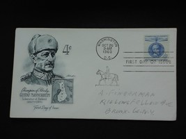 1960 Gustaf Mannerheim First Day Issue Envelope Stamp Liberator of Finland - $2.50