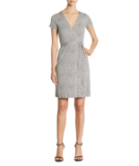 Diane von Furstenberg NEW JULIAN TWO Short Sleeves Wrap Silk Dress in PA... - £120.97 GBP