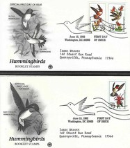  1992 3 First Day Covers, HUMMINGBIRDS,  First Day Cover Set of 3 - $15.00
